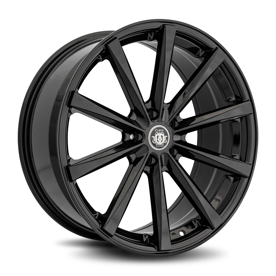Curva Concepts C10N Gloss Black Aftermarket Wheels