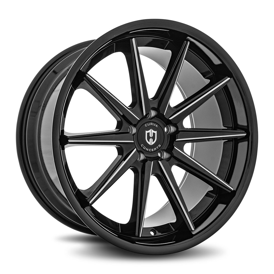 Curva Concepts C24 Gloss Black Aftermarket Wheels