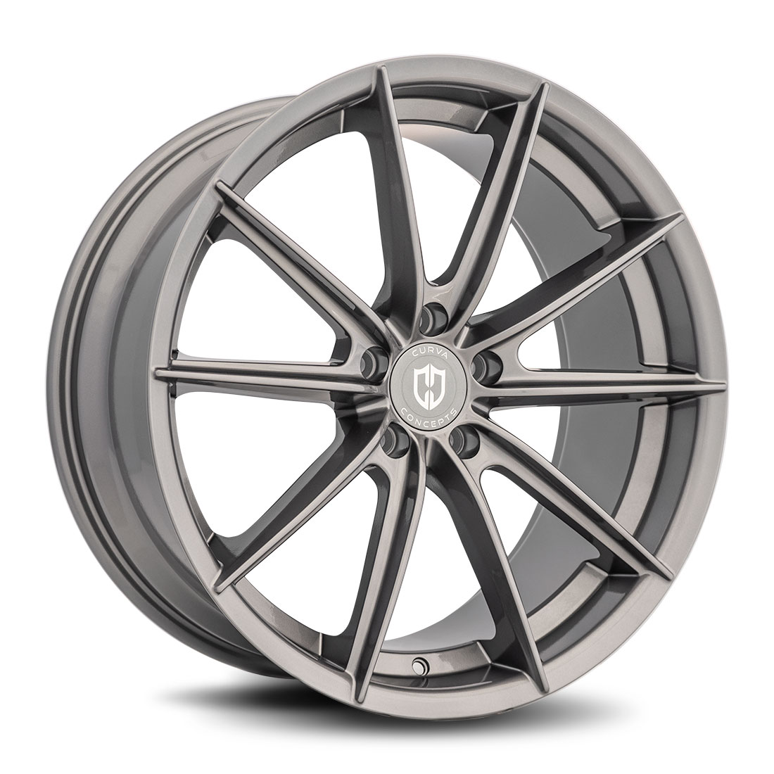 Curva Concepts C46 Gloss Gunmetal Aftermarket Wheels