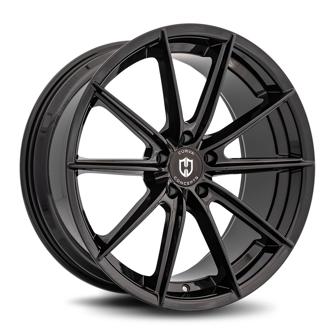 Curva Concepts C46 Gloss Black Aftermarket Wheels