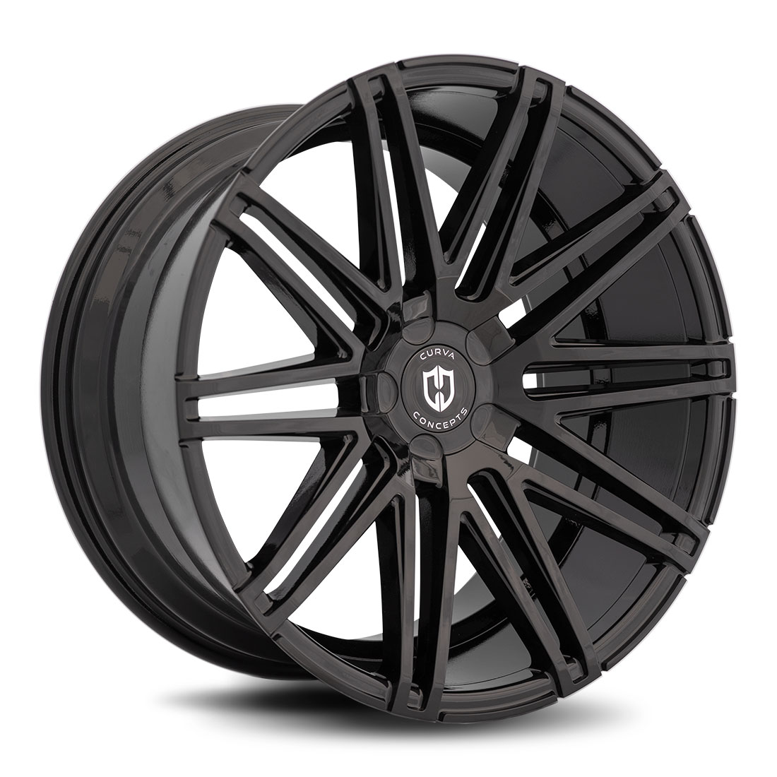 Curva Concepts C48 Gloss Gloss Black Aftermarket Wheels