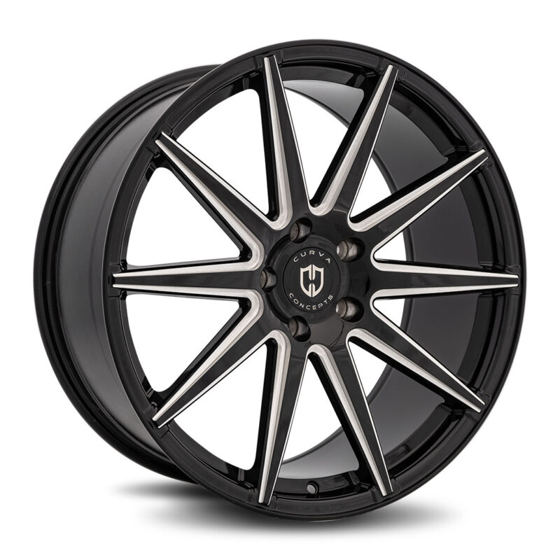 Curva Concepts C49 Gloss Black Aftermarket Wheels