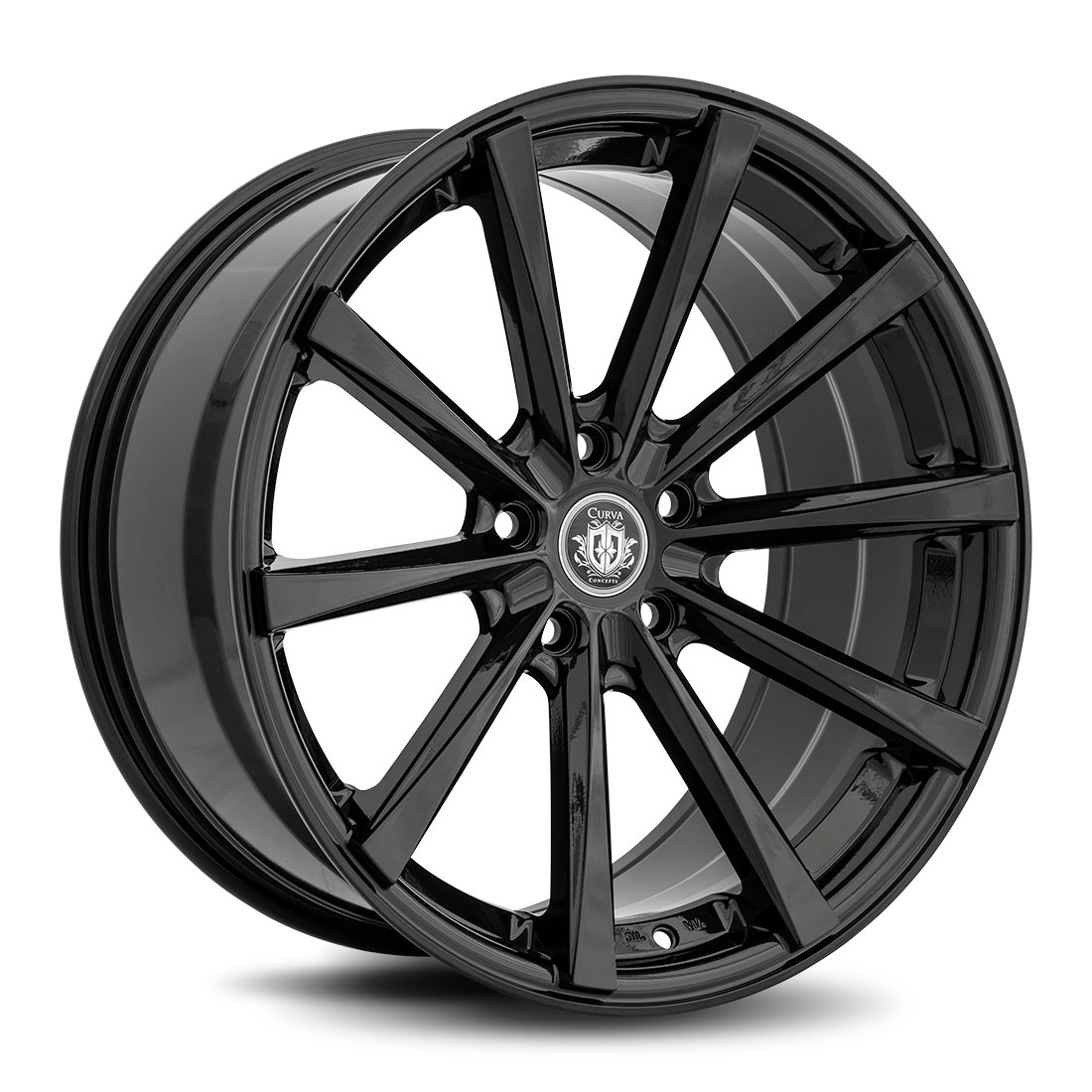 Curva Concepts C10N Aftermarket Wheels 19 Inch Gloss Black