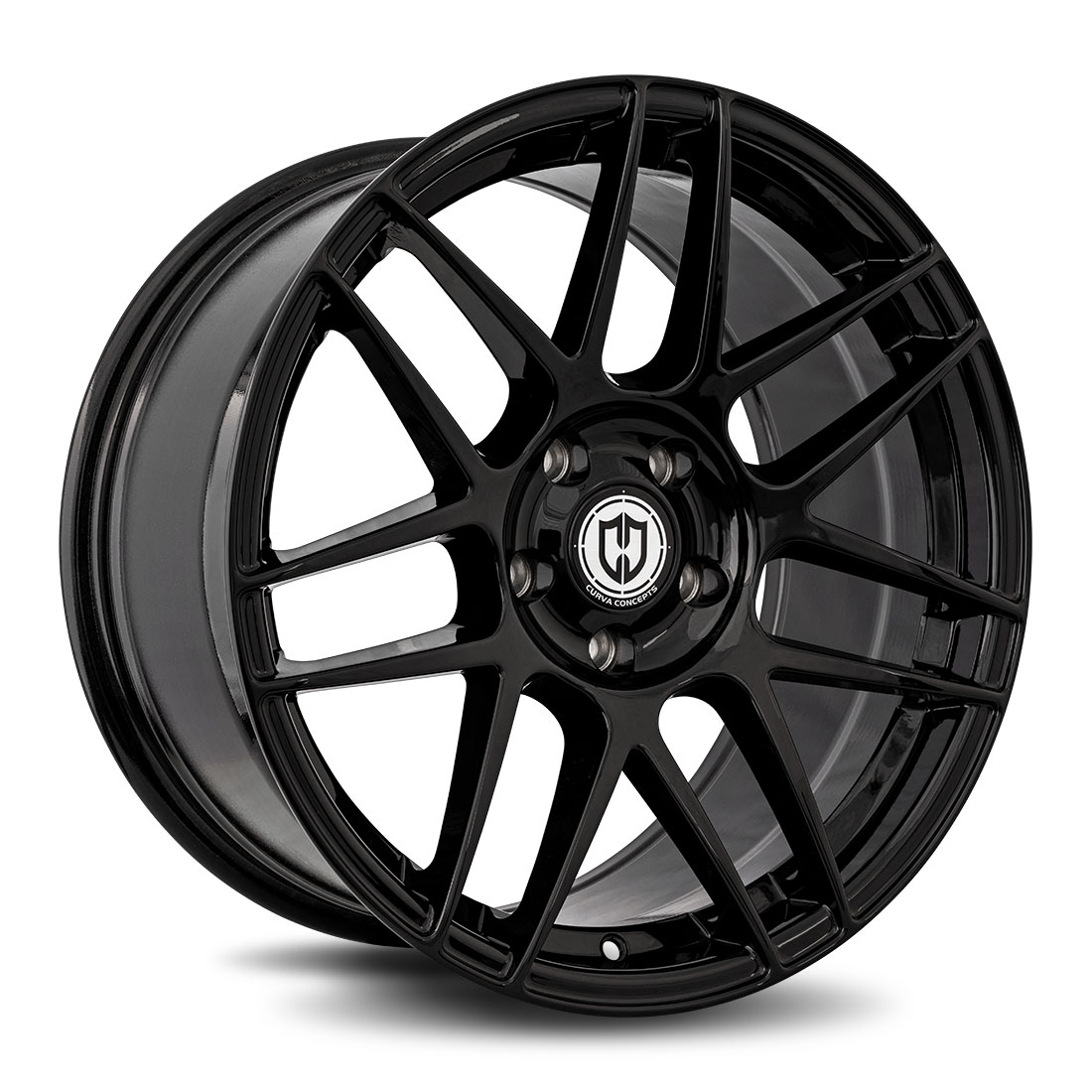 Curva Concepts CFF300 Flow Forged Aftermarket Wheels Gloss Black