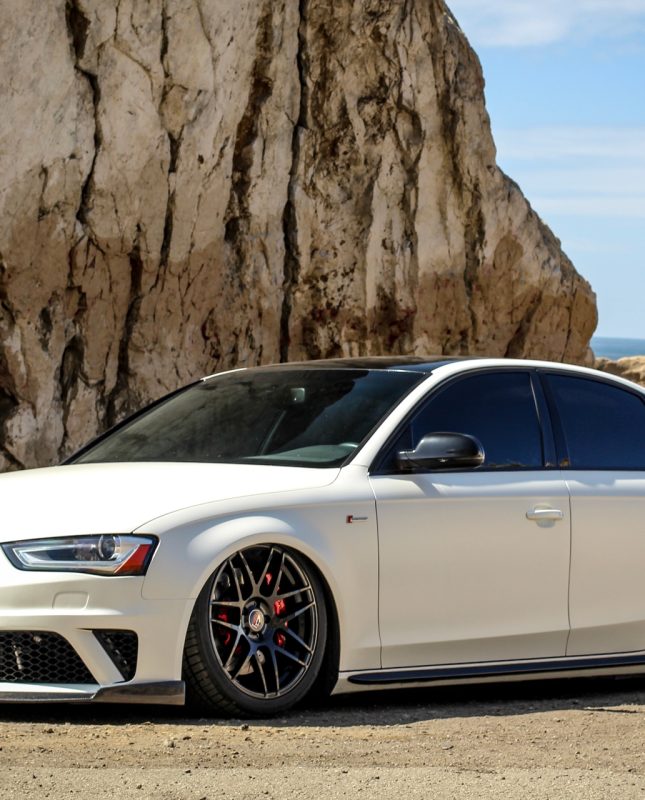 Curva Concepts C300 Aftermarket Wheels on a Bagged Audi S4