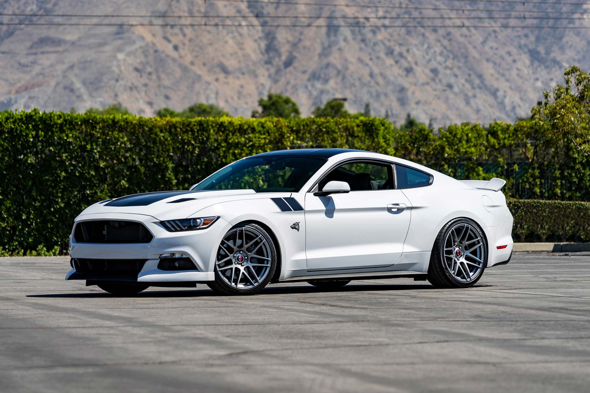 Ford Mustang GT With A Staggered 20x9.5 Front and a 20x10.5 Rear Fitment