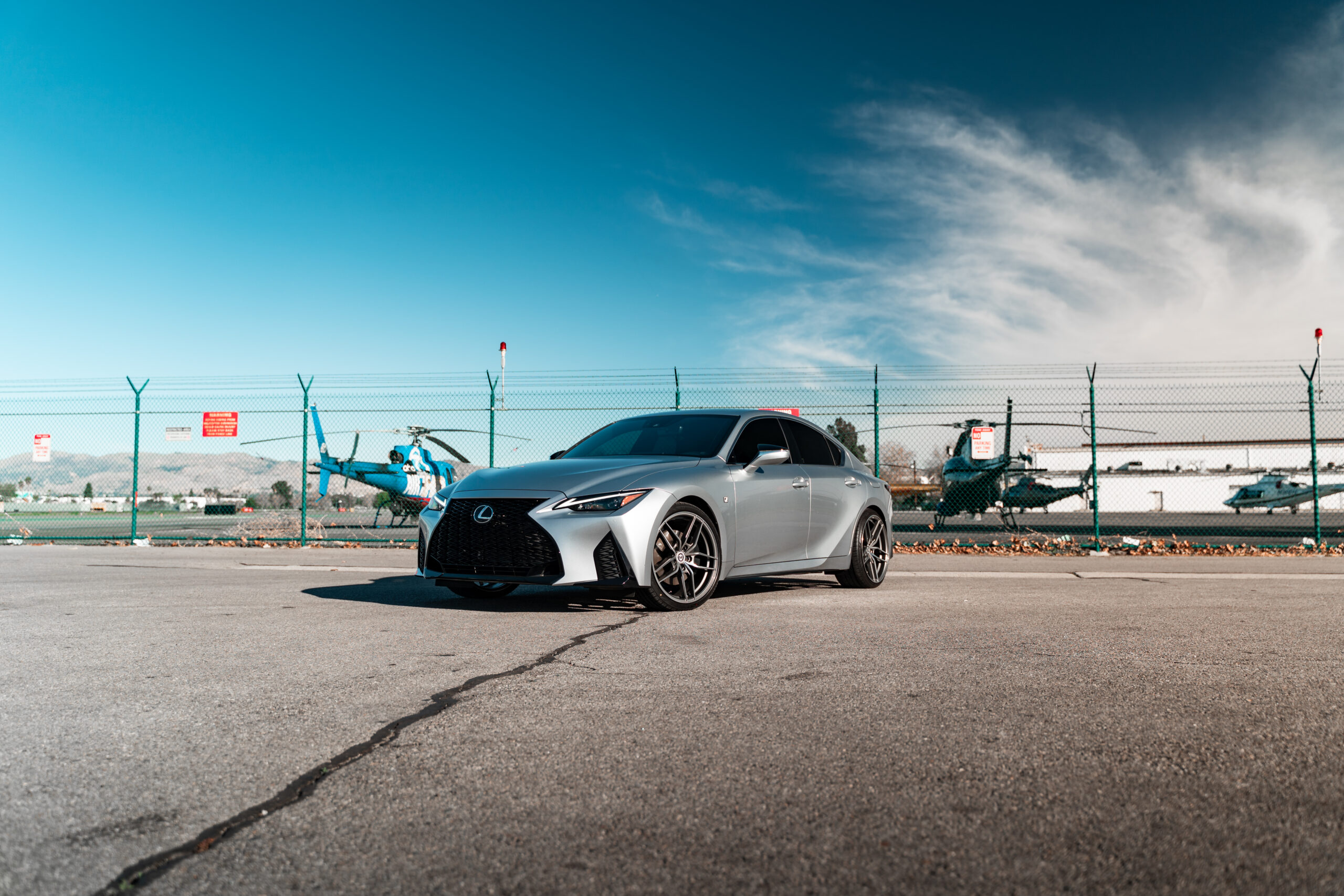 Curva Concepts Flow Forged CFF25 on 3IS Lexus IS350