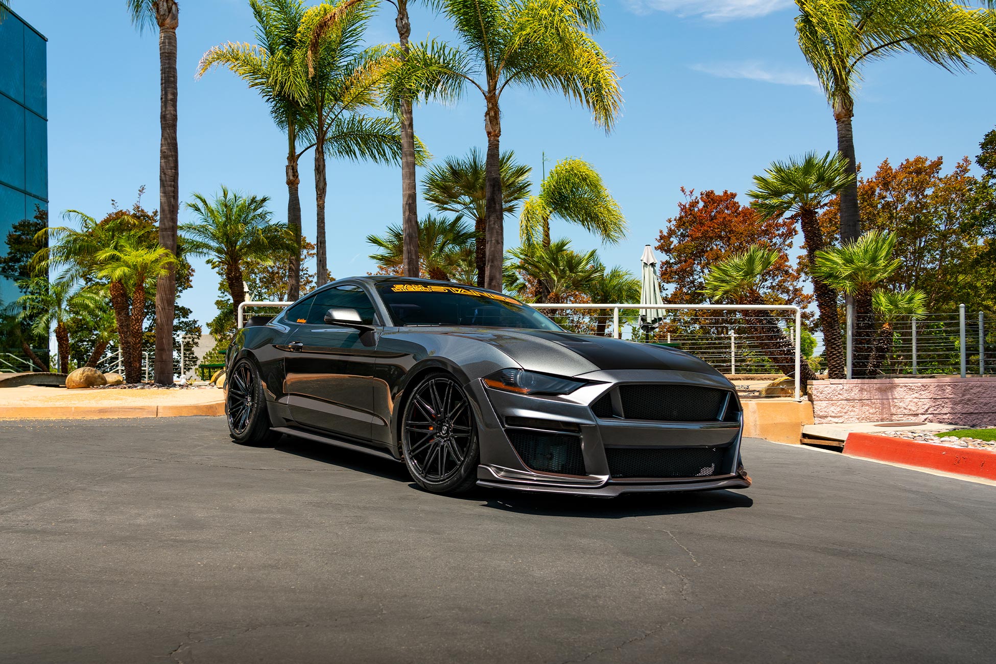 20 Inch Staggered Fitment Ford Mustang EcoBoost