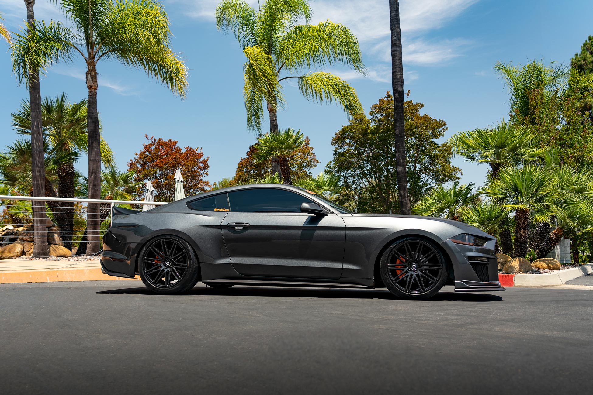 20 Inch Staggered Fitment Ford Mustang EcoBoost