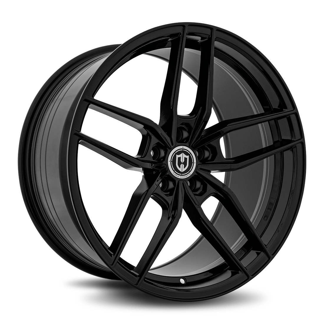 Curva Concepts CFF25 Gloss Black Aftermarket Wheels