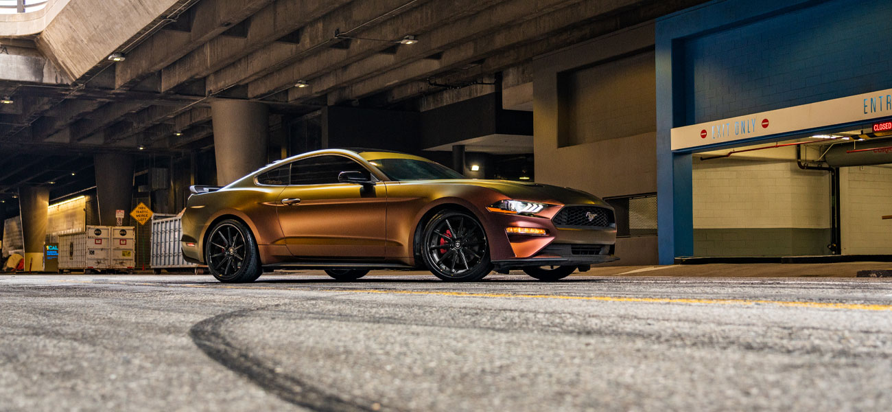 Curva Concepts C24's on an S550 EcoBoost Mustang