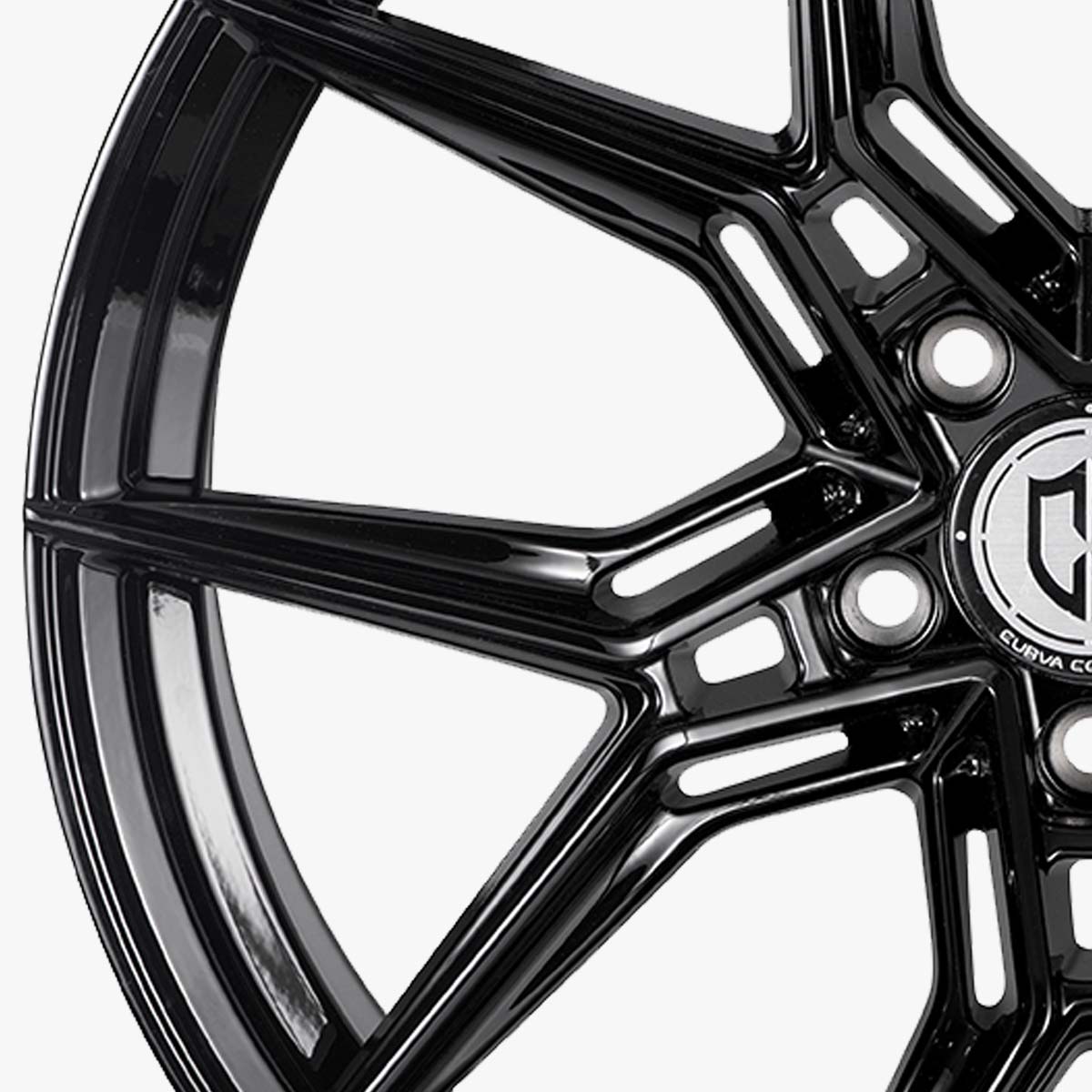 curva concepts cff43 flow forged performance wheel spoke detail