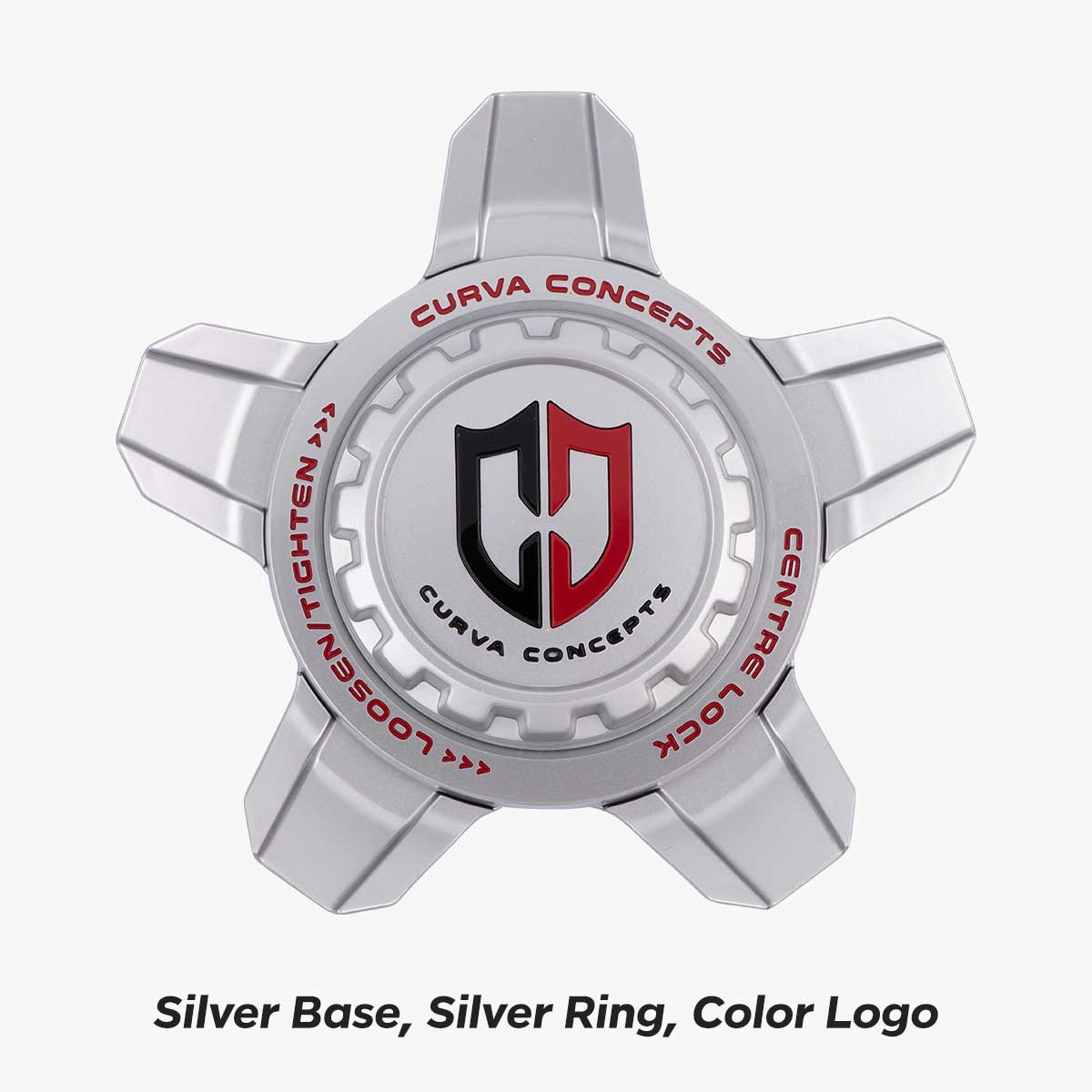 curva concepts cff75 silver silver center cap