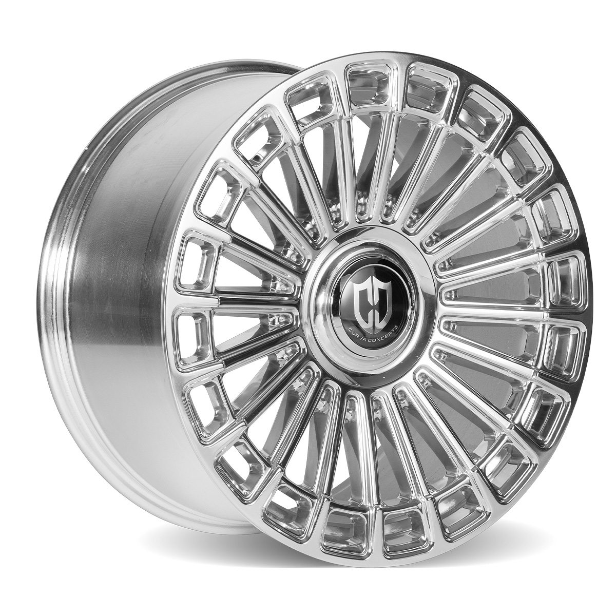 curva concepts flow forged cff79 polished wheel