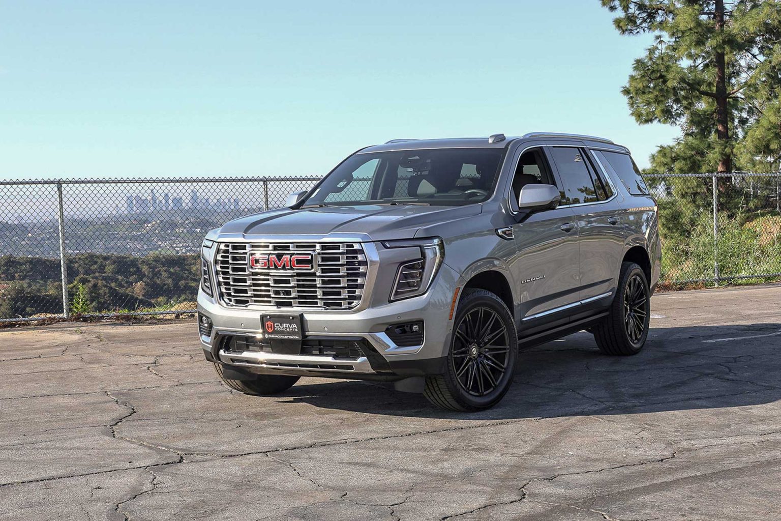 GMC Yukon Denali| 22×9.5 +25 Square | Curva Concepts C48